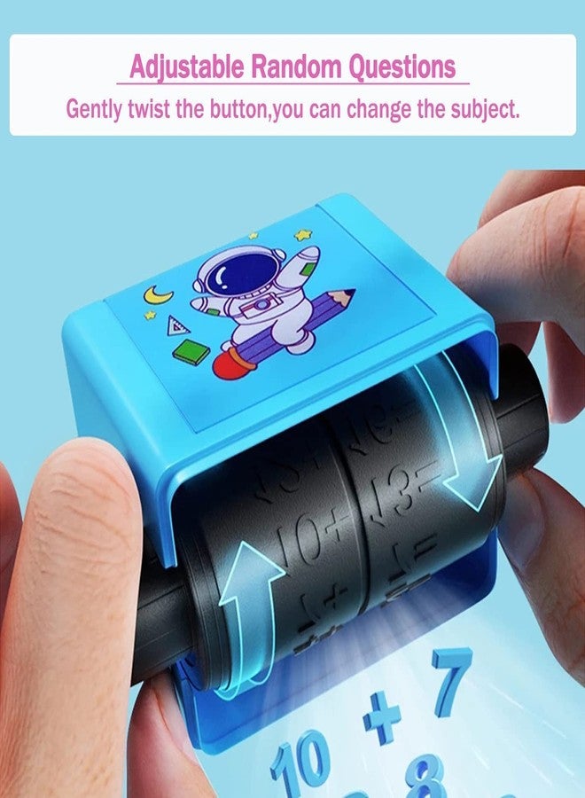 SEASPIRIT Teaching Stamps Roller for Kids with Ink Roller Design Digital Teaching Stamp, Math Stamps Practice Tools Within Educational Toy (Pack of 2) (Plus/Minus) - Image 3